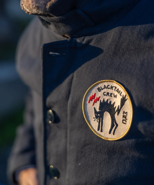 Maria Riding Black Tail Crew Deck Jacket