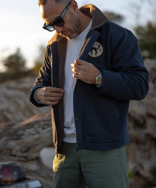 Maria Riding Black Tail Crew Deck Jacket