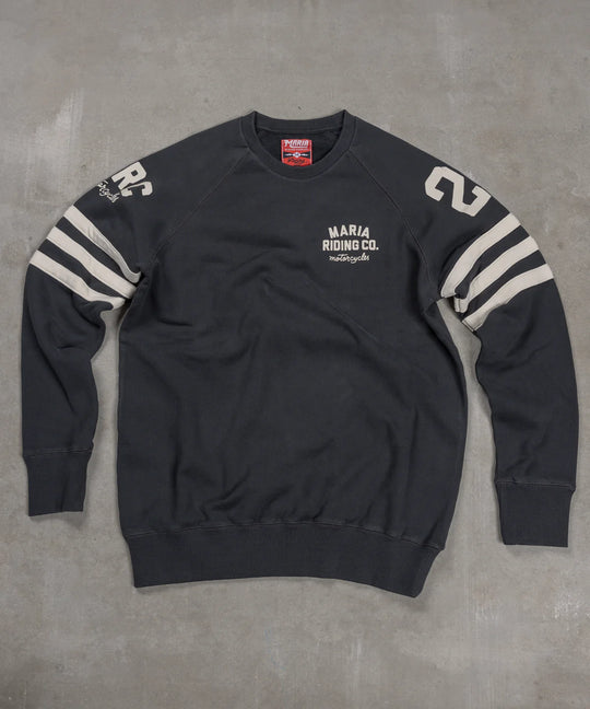 maria-riding-gunpowder-grey-spades-weatshirt-front