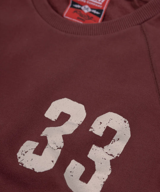 Maria Riding Spades Sweatshirt Bordeaux