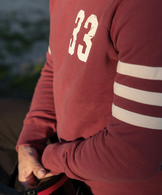 Maria Riding Spades Sweatshirt Bordeaux