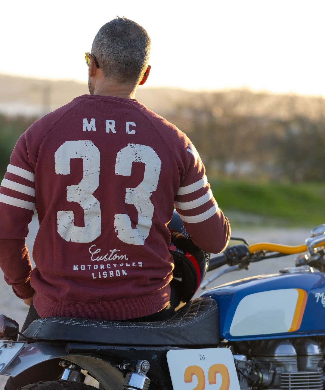 Maria Riding Spades Sweatshirt Bordeaux