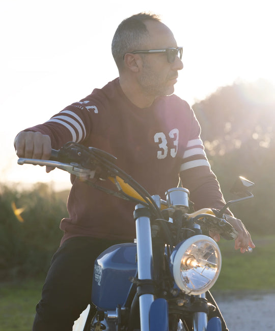 Maria Riding Spades Sweatshirt Bordeaux