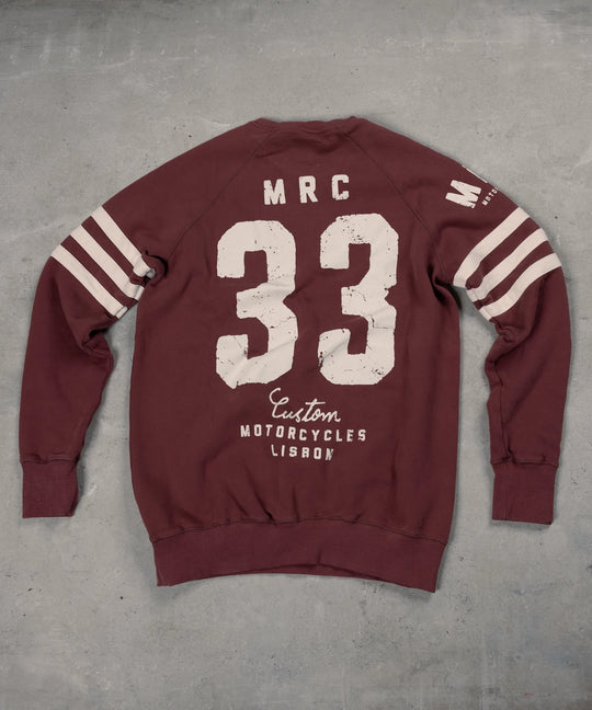 Maria Riding Spades Sweatshirt Bordeaux