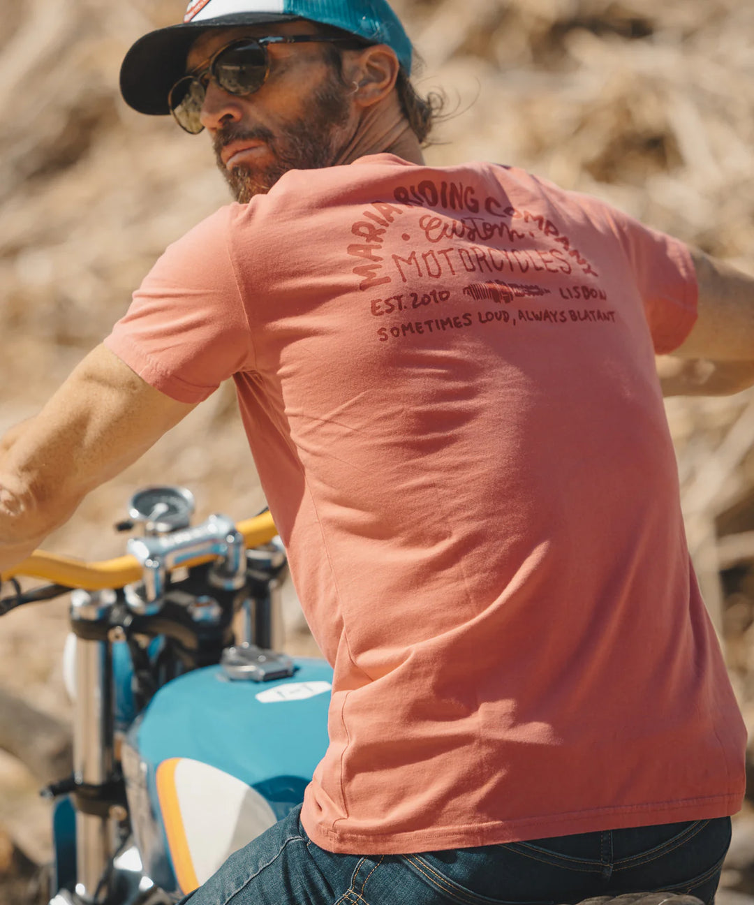Maria Riding T-Shirt - Spark - Washed Red
