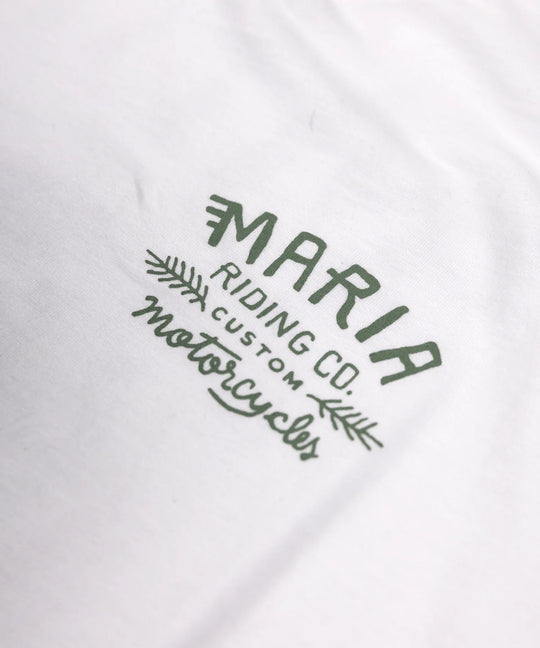 Maria Riding - T-shirt - Parallel Twin - White