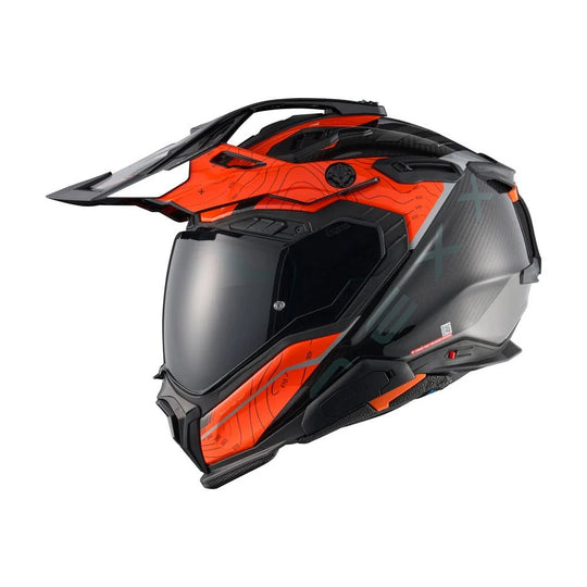 next helmet x.wed3 furka orange grey