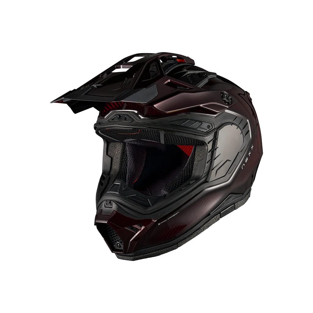 Nexx X.Rally Namib carbon adventure motorcycle helmet off-road configuration