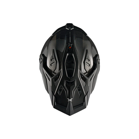 Nexx X.Rally Zero Pro carbon adventure motorcycle helmet top view