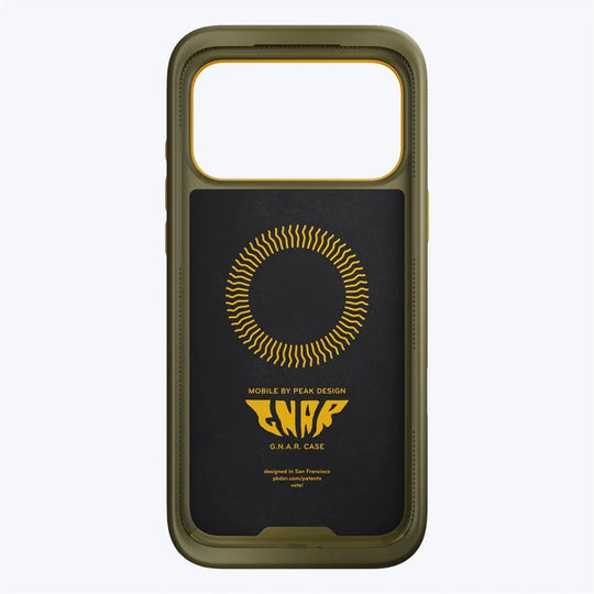 Interior view of the Peak Design GNAR Case for iPhone 17 – Kelp Green