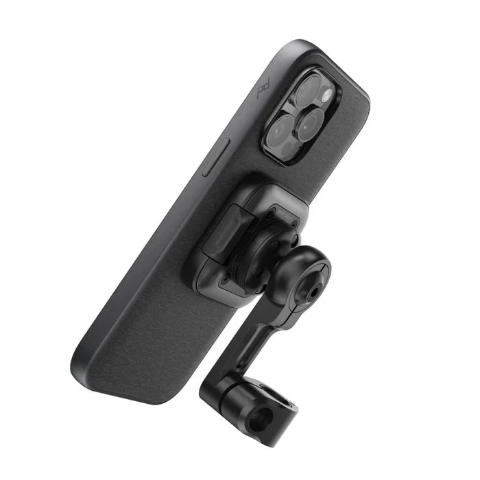 Peak Design motorcycle bar mount non-charging mount detail