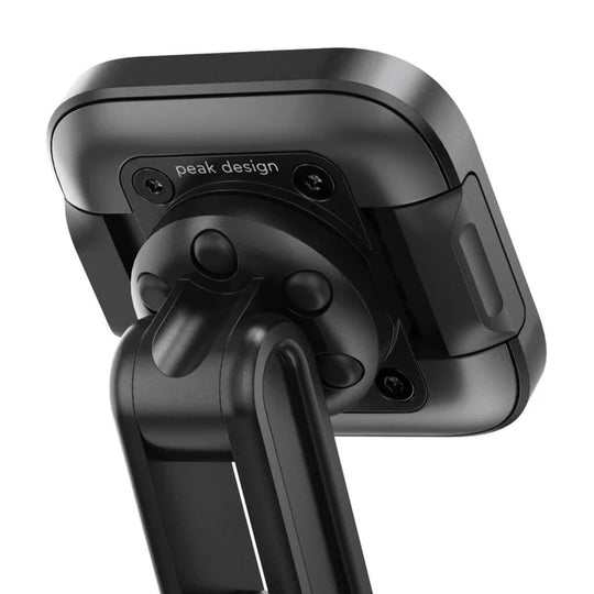 Peak Design motorcycle stem mount head, rear view