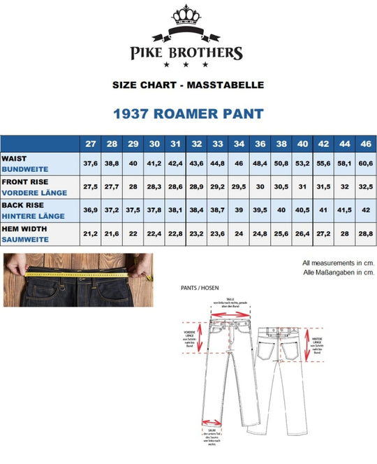 Pike Brothers 1937 Roamer Pant 