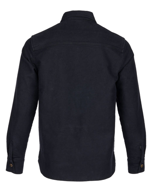 CPO Shirt Moleskin sulphur black