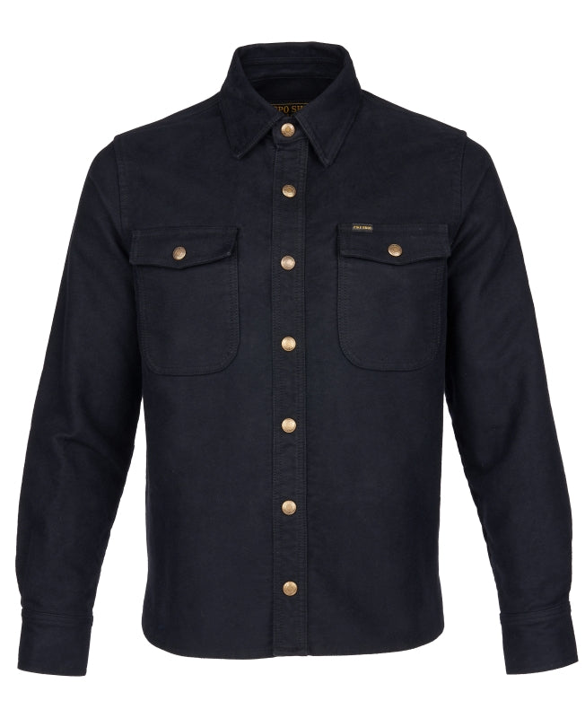 CPO Shirt Moleskin sulphur black