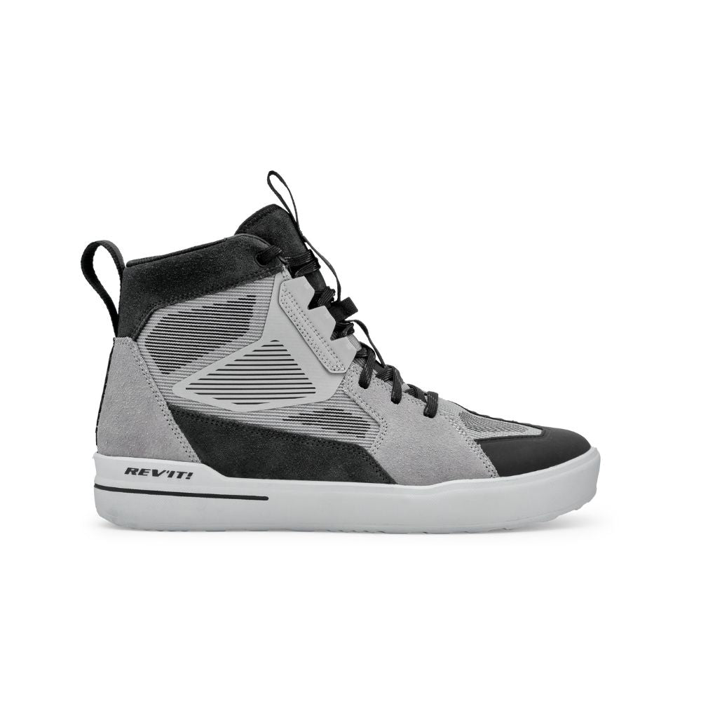 revit arrow 2 air motorcycle trainers grey white left side
