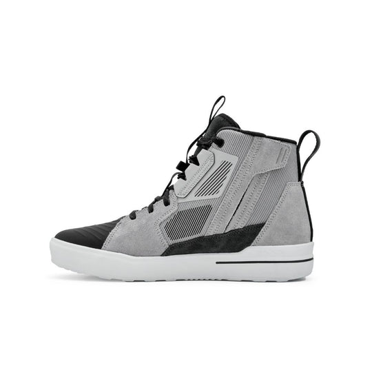revit arrow 2 air motorcycle trainers grey white left side