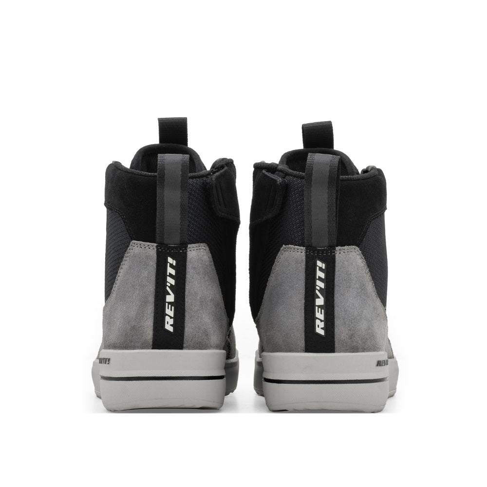 revit arrow 2 motorcycle trainers grey black back