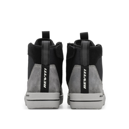 revit arrow 2 motorcycle trainers grey black back