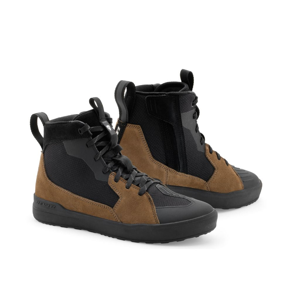 revit arrow motorcycle trainers brown black pair