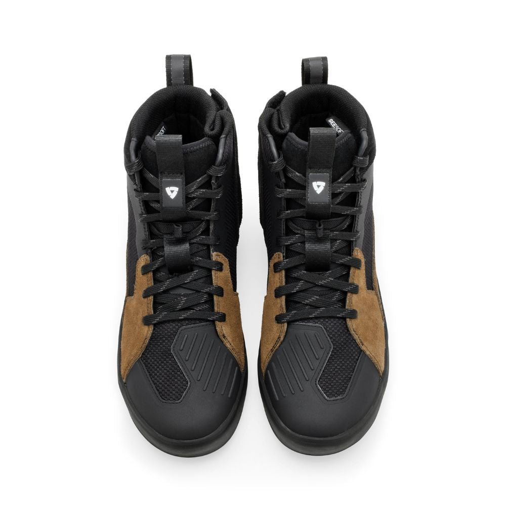 revit arrow motorcycle trainers brown black top