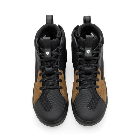 revit arrow motorcycle trainers brown black top