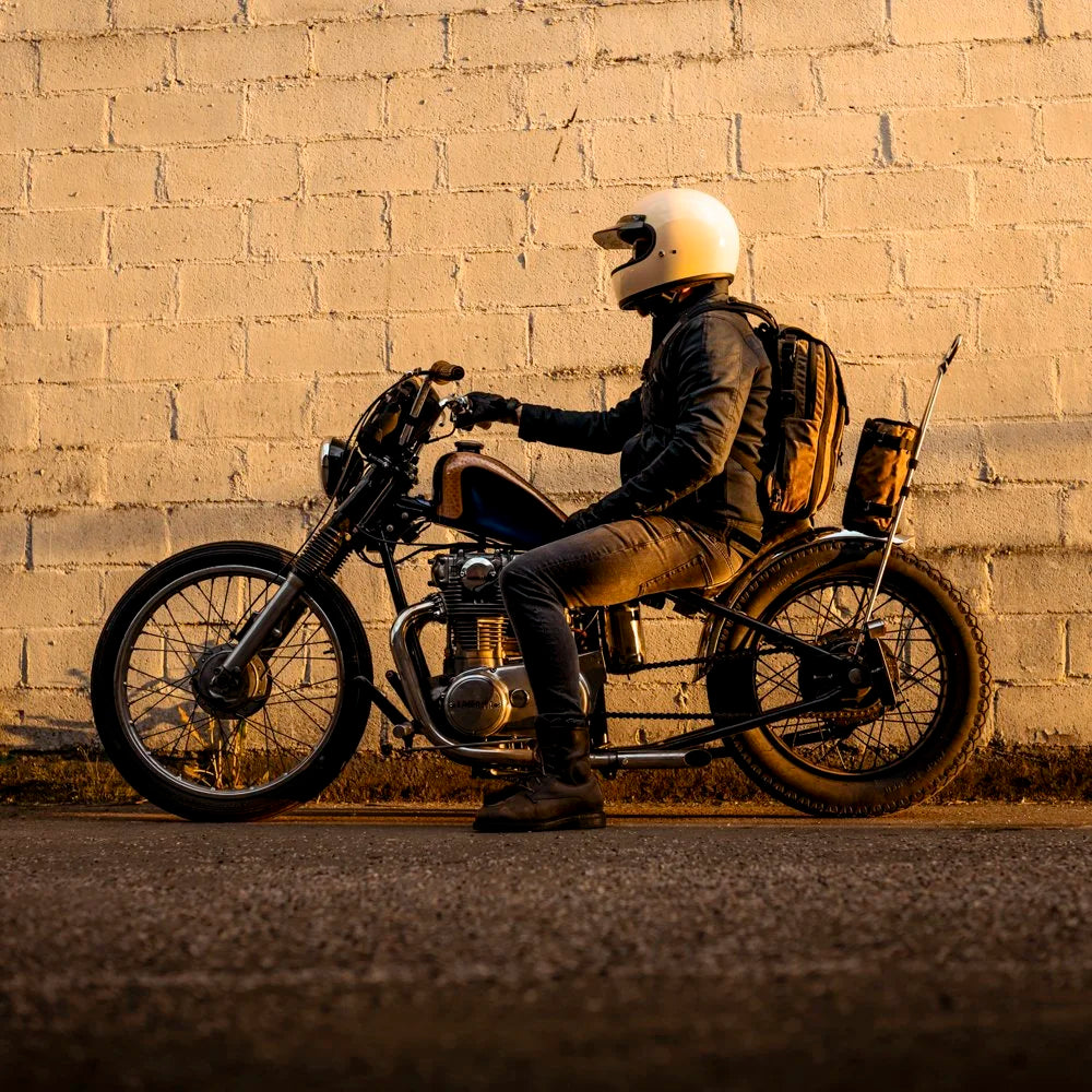 Roland Sands Design x Kriega Tool Roll Roam in Black with buckle straps – Machinehead Moto