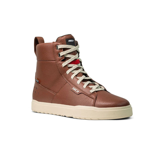 Sidi ARX High WP motorcycle trainers cinnamon angled view