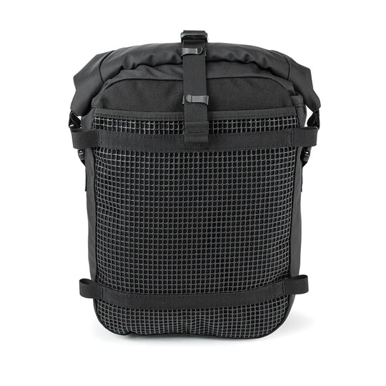 Kriega US-10 Drypack rear view with mesh base panel on white background