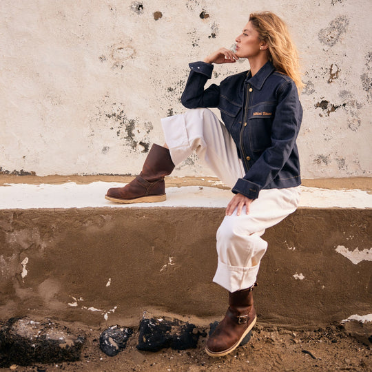 Wildust Sisters Heritage Denim Motorcycle Jacket