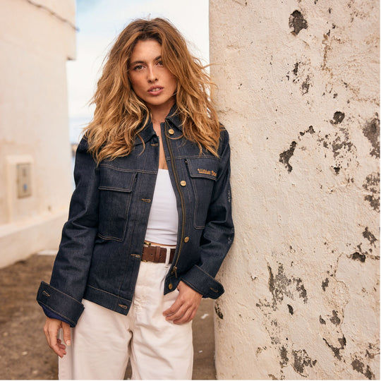 Wildust Sisters Heritage Denim Motorcycle Jacket