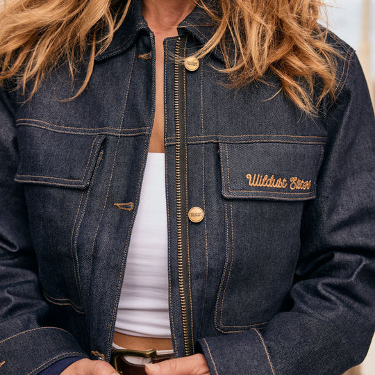 Wildust Sisters Heritage Denim Motorcycle Jacket