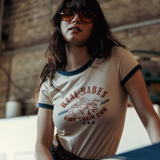 Wildust Sisters Ringer Tee – Real Babes