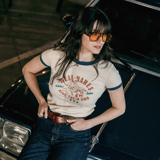 Wildust Sisters Ringer Tee – Real Babes