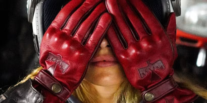 Wildust Sisters Sunclaw Leather Gloves – Red