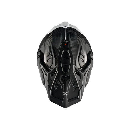 Nexx X.Rally FIM carbon motorcycle helmet top view