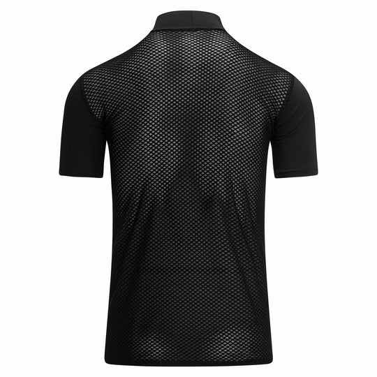 Zerofit IceSkin short sleeve base layer in black rear view