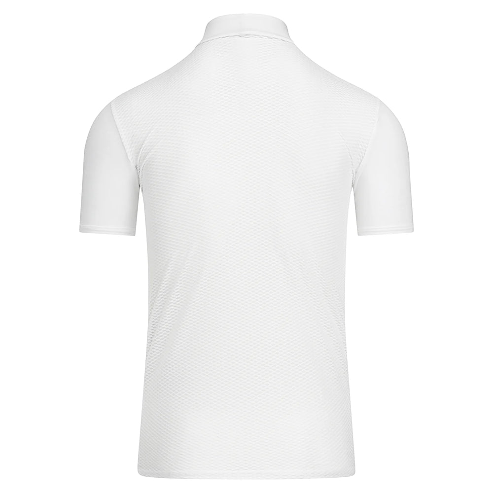 Zerofit IceSkin short sleeve base layer in white rear view