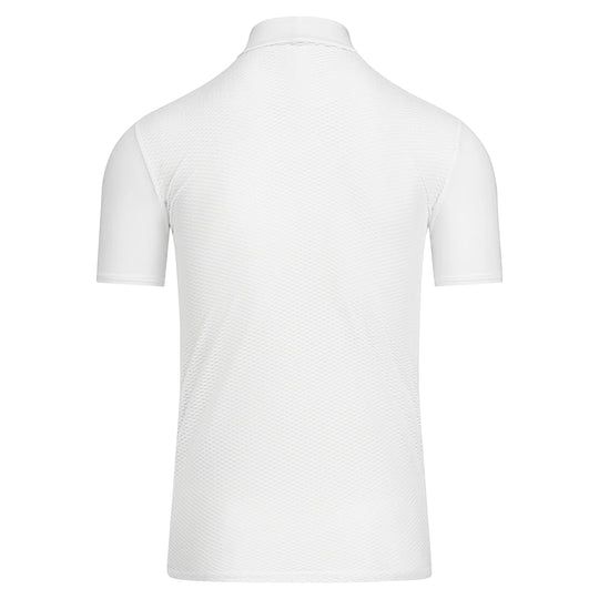 Zerofit IceSkin short sleeve base layer in white rear view