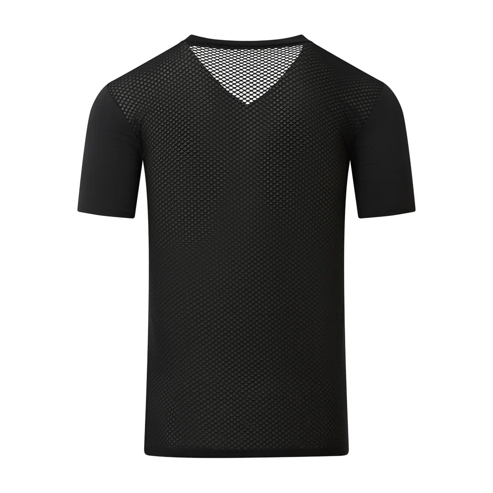 Zerofit Ice Skin V-Neck Short Sleeve Base Layer
