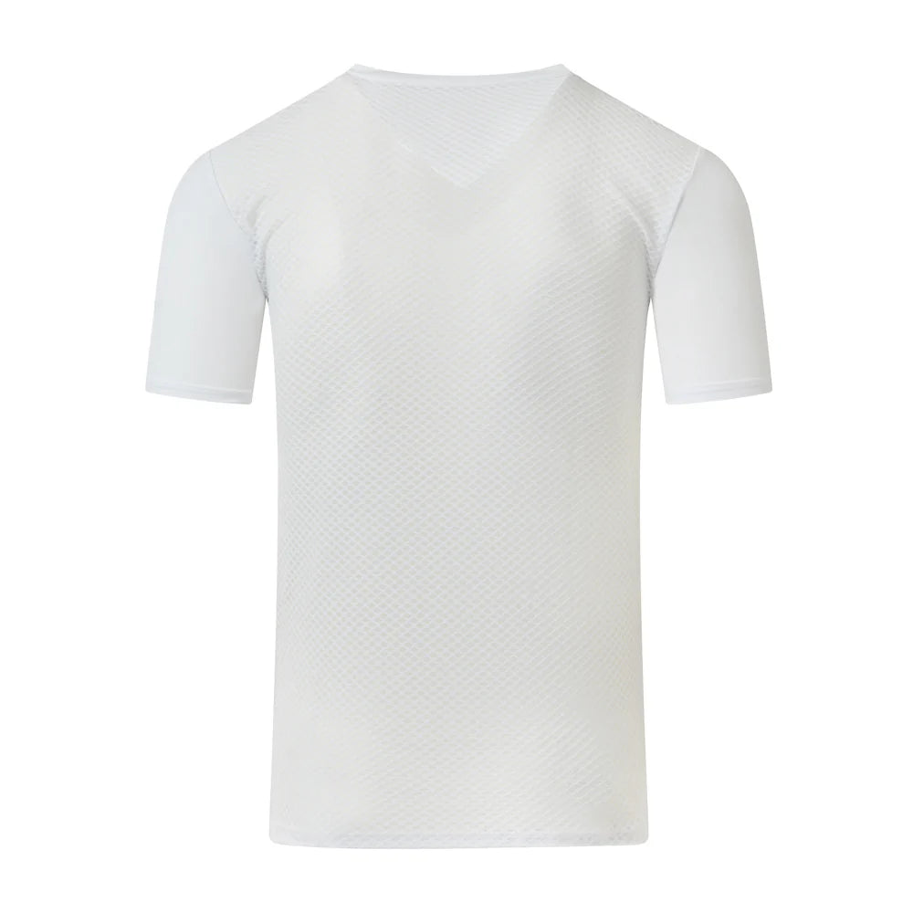 Zerofit Ice Skin V-Neck Short Sleeve Base Layer
