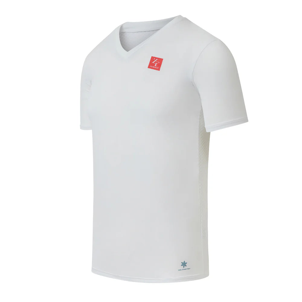 Zerofit Ice Skin V-Neck Short Sleeve Base Layer