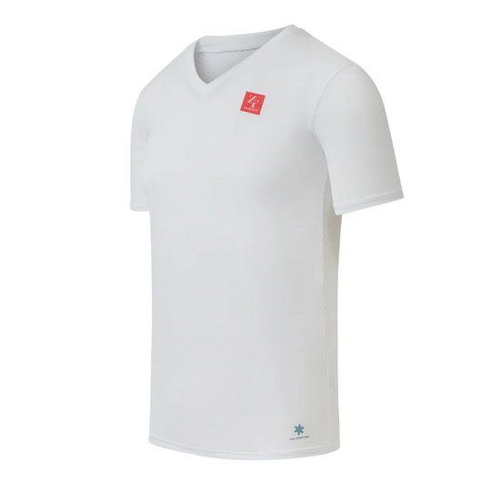Zerofit Ice Skin V-Neck Short Sleeve Base Layer
