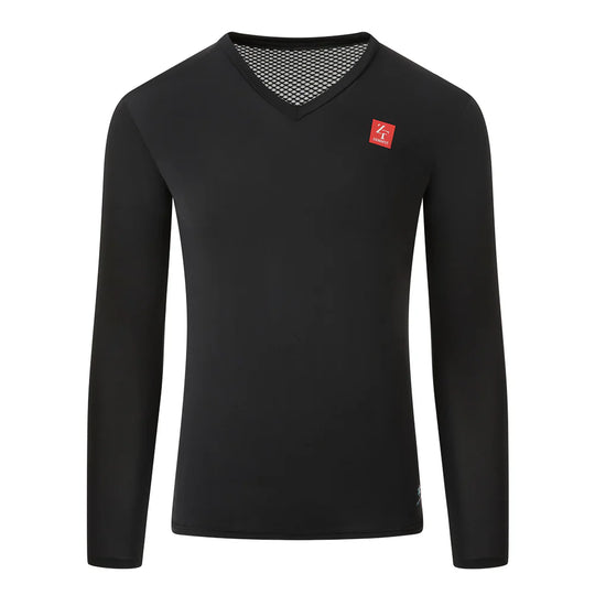 Zerofit Ice Skin V-Neck Long Sleeve Base Layer