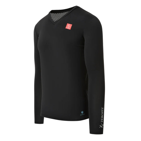 Zerofit Ice Skin V-Neck Long Sleeve Base Layer
