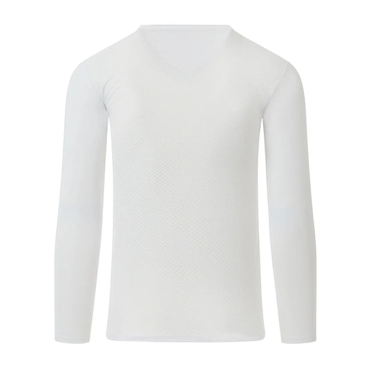 Zerofit Ice Skin V-Neck Long Sleeve Base Layer