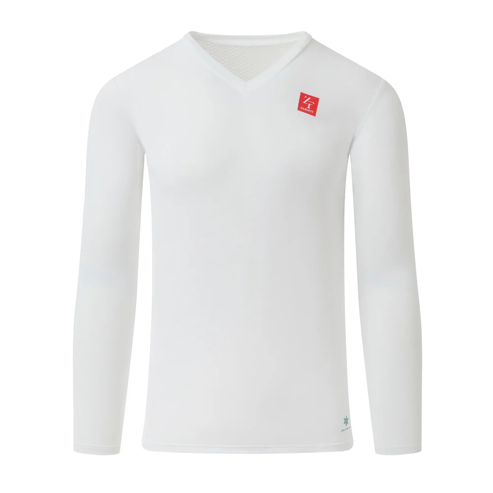 Zerofit Ice Skin V-Neck Long Sleeve Base Layer